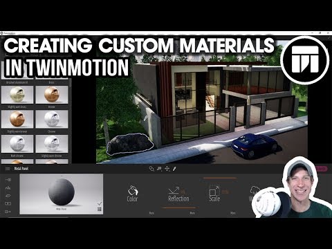Getting Started RENDERING IN TWINMOTION (EP 6) - Creating CUSTOM MATERIALS AND TEXTURES