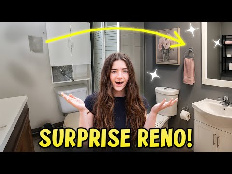 Shop Bathroom Glow-up Surprise for Cassidy!!
