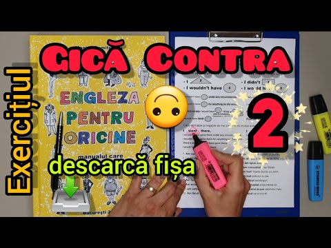 Lesson # 293 – Gică Contra Exercise 2 🙃 (Future Simple & Present Conditional)