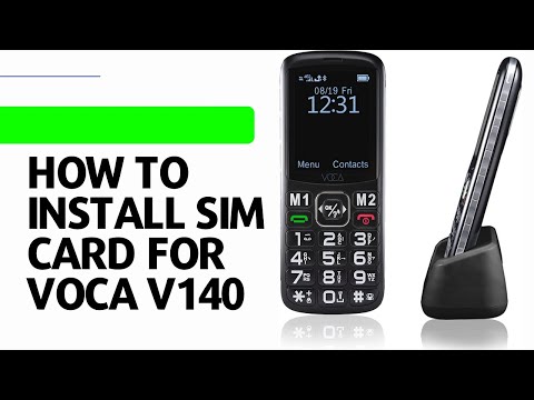 VOCA V140 Instruction - SIM Card Insert [4K]