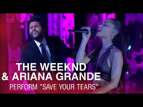 The Weeknd & Ariana Grande - Save Your Tears (Remix) (Live on The 2021 iHeartRadio Music Awards)