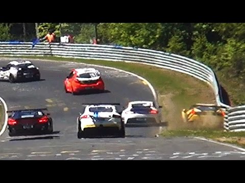 Nordschleife Crash Ferrari F458 Speciale - Nürburgring