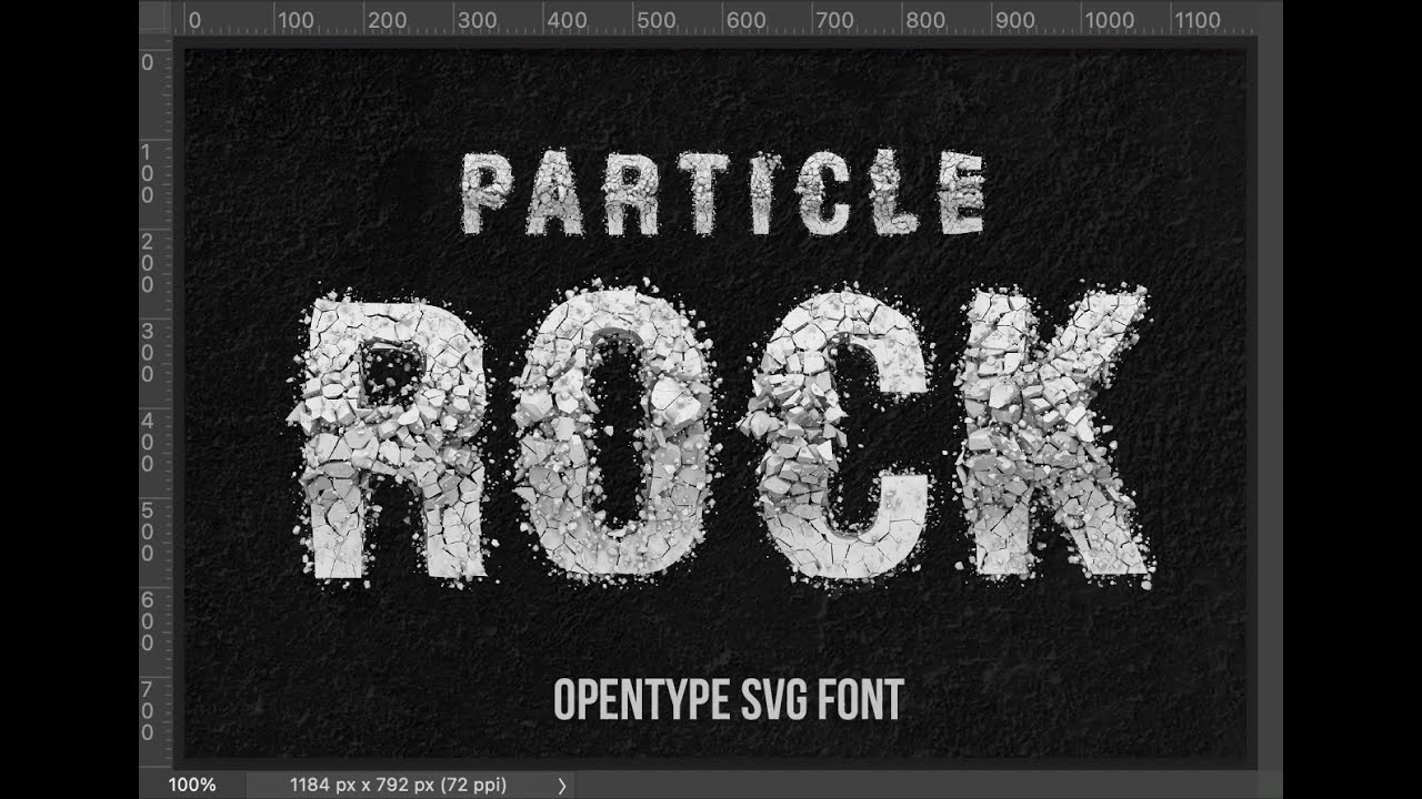 Particle Rock Font