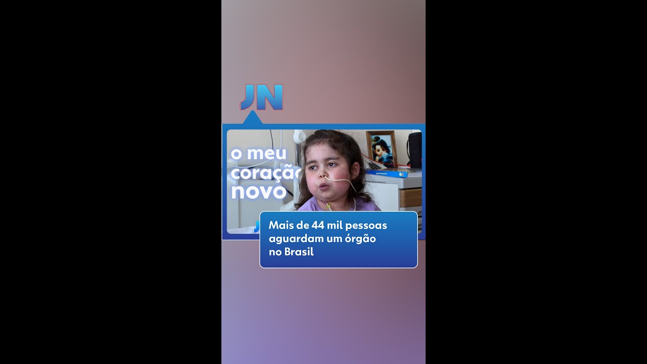 Mais de 44 mil pessoas aguardam um órgão no Brasil #g1 #noticias #JN