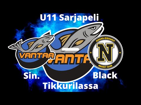 20.3.2022 KiVa Sin. VS Kiekko-Nikkarit Black U11 Sarjapeli Tikkurilassa.