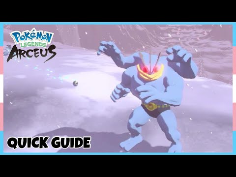 Where To Catch Alpha Machamp *Alabaster Icelands* In Pokemon Legends Arceus | Location Quick Guide