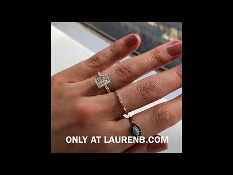 2.5 ct Radiant Cut Diamond Signature Wrap Engagement Ring