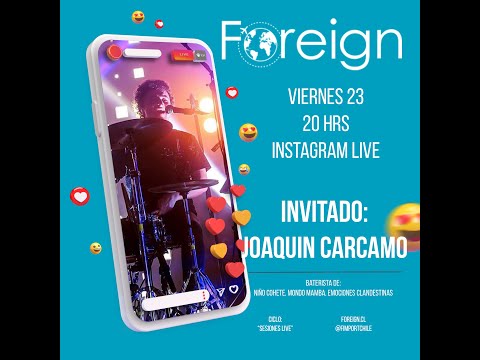 Sesiones Live Ep 2 - Joaquin Carcamo (Niño Cohete / Mondo Mamba/ Emociones Clandestinas)