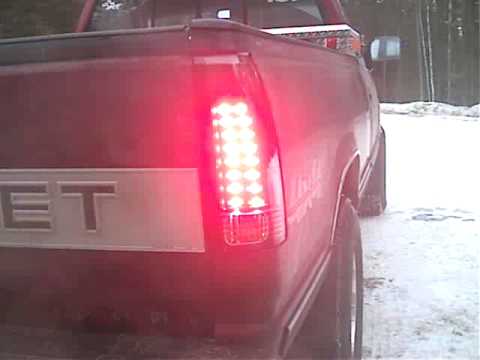 LED taillights.