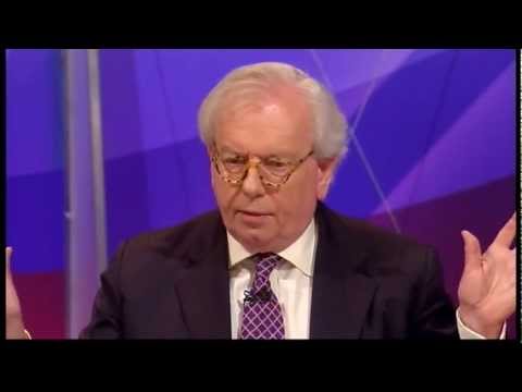 David Starkey says: "People don't like being freed" on Question Time (1.3.12)