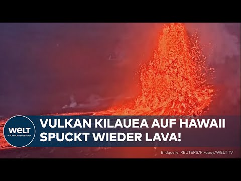 Video Thumbnail: HAWAII: Vulkan Kilauea erneut aktiv – Lavafontänen erreichen bis zu sechs Meter Höhe!