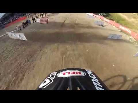 Incycle DH - 2014 Crankworx Whistler Dual Slalom - Brian Lopes Vs. Jon Buckell - Heat 1