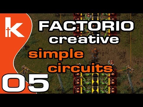 Factorio Simple Circuits | Factorio Creative Ep 5