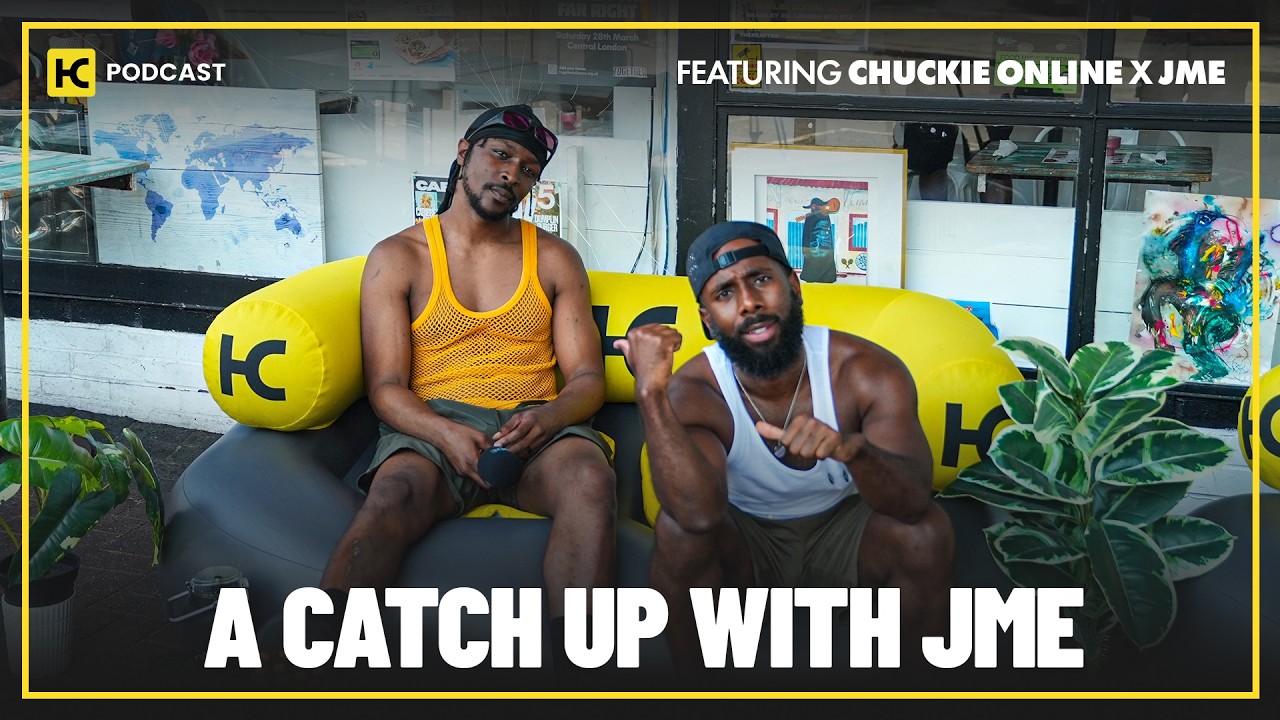 A CATCH UP WITH JME (OUTSIDE) || HCPOD || THE COUCH