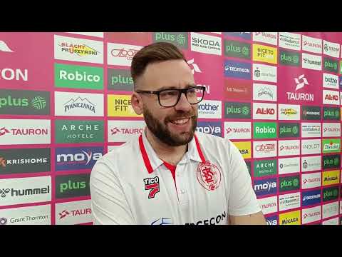 Adrian Chyliński po meczu ŁKS Commercecon Łódź - MOYA Radomka Radom