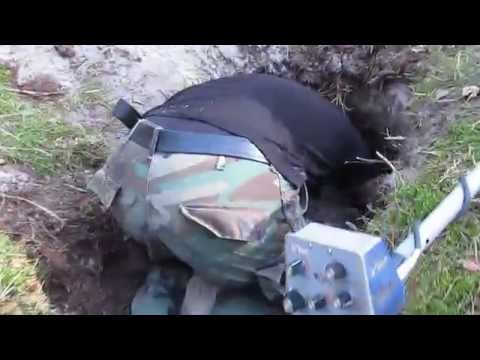 Gdańsk wykopki - Hełmy niemieckie