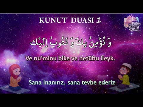 En kolay yöntem ile Kunut duası 1 okunuşu ezberleme dinle anlamı 3 tekrar Allahümme inna nesteinüke