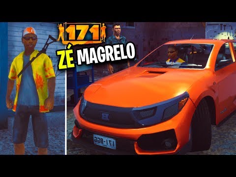 171 GTA Brasileiro - INÍCIO de GAMEPLAY com ZÉ MAGRELO