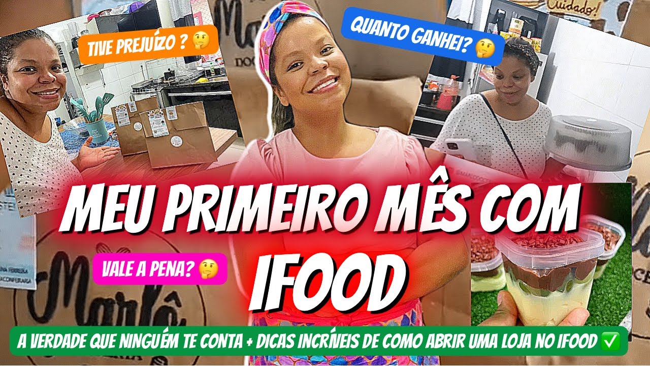 🤑QUANTO GANHEI NO PRIMEIRO MÊS COM IFOOD TRABALHAR COM IFOOD VALE A PENA🤔