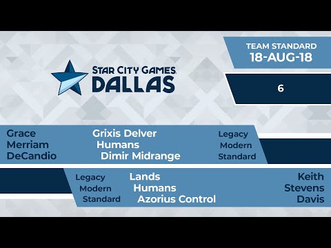 SCGDFW: Round 6 - Grace, Merriam, DeCandio vs Keith, Stevens, Davis | Standard