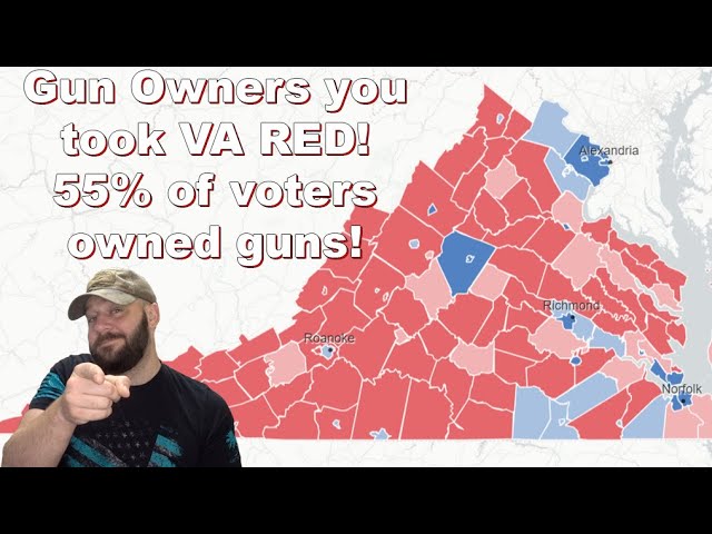 Gun owners came out BIG in VA and turned it RED! Look what we can accomplish!