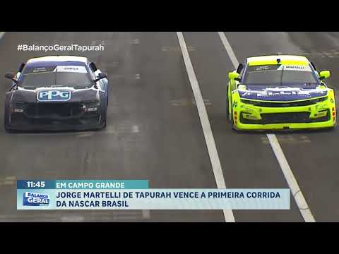 Jorge Martelli de Tapurah vence a primeira corrida da nascar Brasil