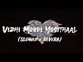 Vizhi Moodi Yosithaal Karthik Prashanthini Harris Jayaraj Suriya Slowed Reverb Lyrics Video