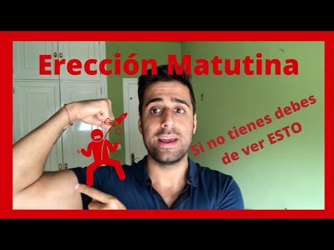 Erección matutina: ¿signo de buena salud? ¿y si no tengo? ¿problemas de erección? 💪💪