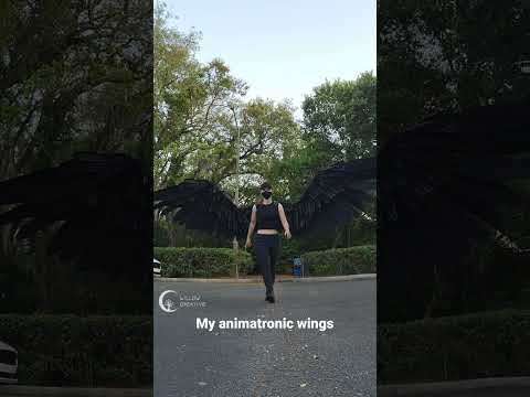 DIY animatronic wings showcase