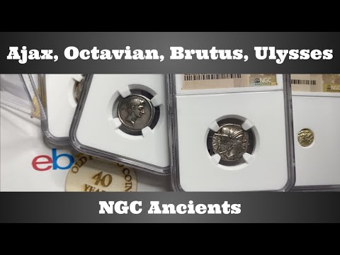 Ajax, Octavian, Brutus, Ulysses - NGC Ancients - New Purchases