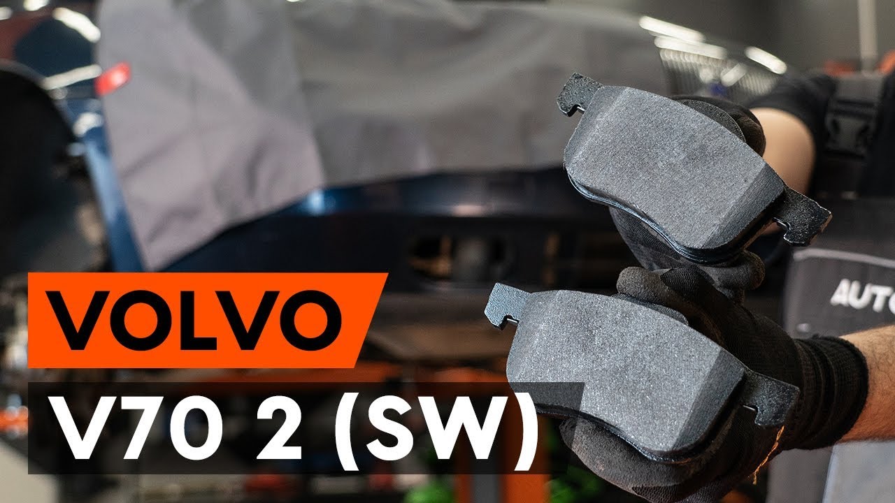 Como mudar pastilhas de travão da parte dianteira em Volvo V70 SW - guia de substituição