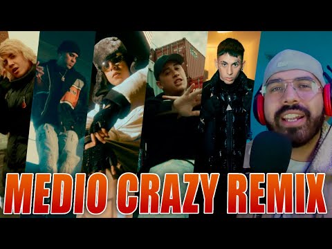 Nobeat, KHEA, Ingratax - Medio Crazy Remix ft. Rusherking, FMK, Juhn | REACCIÓN