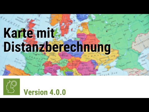 Karte mit Distanzberechnung - Grafische Umkreisrecherche mit Beschränkung auf x Datensätze