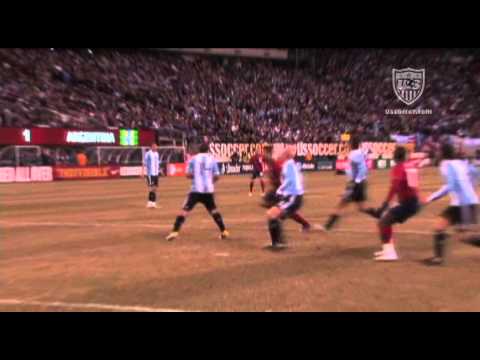 MNT vs. Argentina: Agudelo Goal from Field Level - March 26, 2011