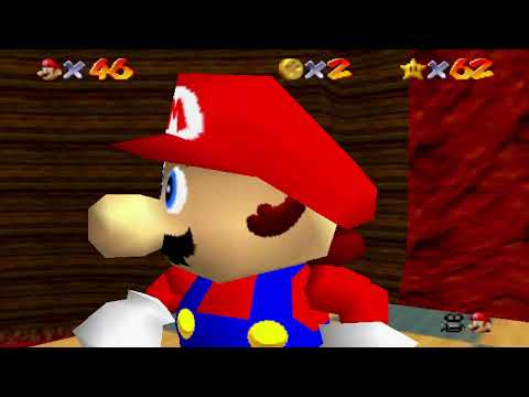 Super Mario 64: Part 56: Lethal Lava Land: (Star 6: Elevator Tour in the Volcano)