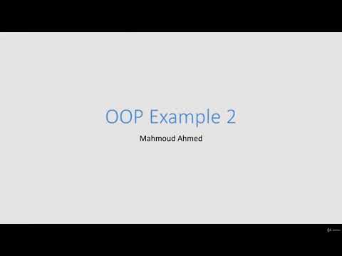 Python Object Oriented Programming In Arabic 8 Oop Examples