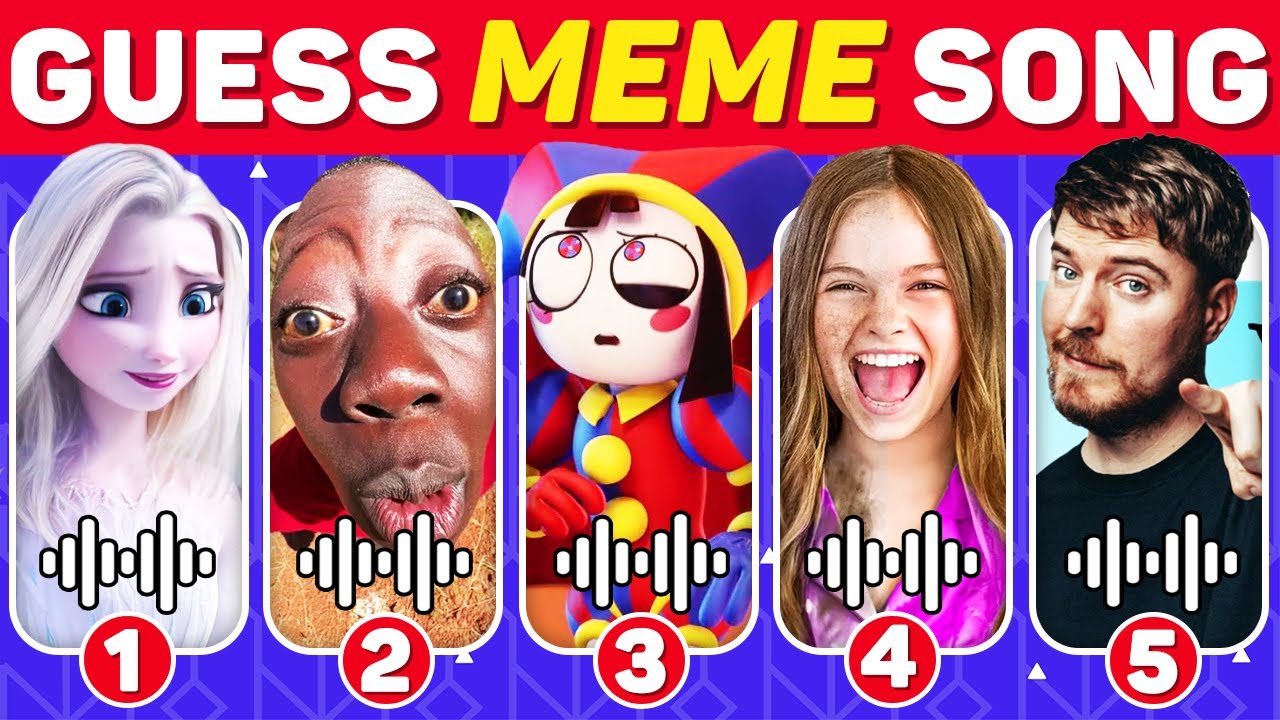 Guess The Meme & Who Is Singing 🔥🎤🎶  Salish Matter, Lay Lay, Pomni, Wednesday, MrBeast, King Ferran