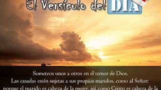 Miniatura del video: El versiculo del dia .com - Efesios 5 v21-23
