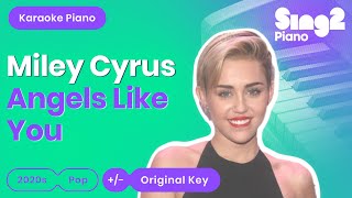 Download lagu Miley Cyrus - Angels Like You (Piano Karaoke) mp3