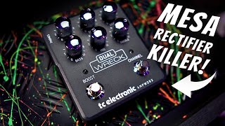 Video thumbnail for Dual Wreck Ampworx by TC Electronic - Mesa Rectifier style Pre-Amp Pedal by Jake Leigh Guitar