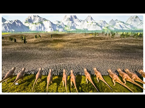 80,000 Modern Soldiers vs 8,000 Tyrannosaurus Rex