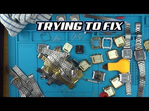 Trying to FIX: £30 Joblot of 15 Broken CASIO WATCHES