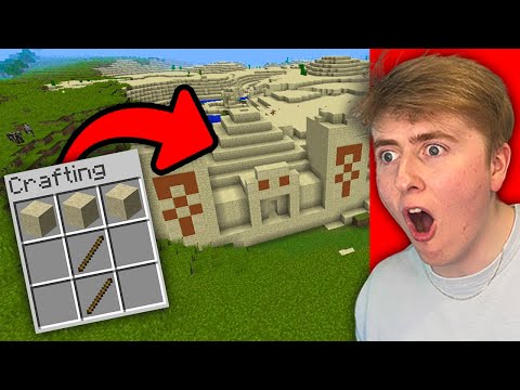 Luke Davidson Gaming - Minecraft But Pickaxes Spawn Structures