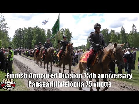 Finnish Armoured Division 75th Anniversary #8 Parade Horses & The Band