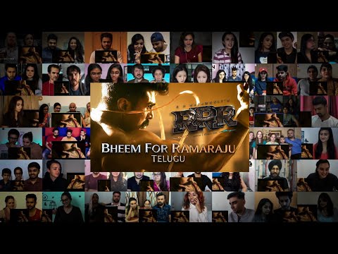 Bheem For Ramaraju (Ramaraju Intro) Teaser Reaction Mashup | Ram Charan, NTR | #DheerajReaction |