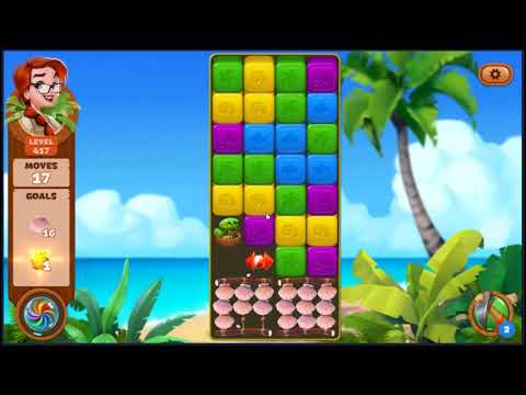 Lost Island Blast Adventure Level 417 - NO BOOSTERS 🏝️ | SKILLGAMING ✔️