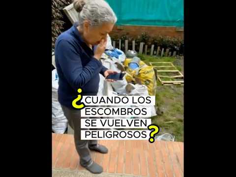 No esperes a retirar tus escombros 🪨 #bogotá