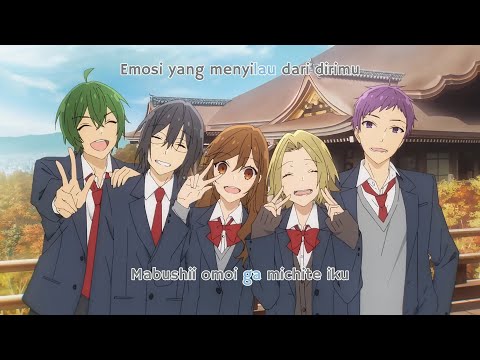 Horimiya -piece- Opening (Short ver.) | Shiawase (Bahagianya) - Omoinotake Translirik Indonesia