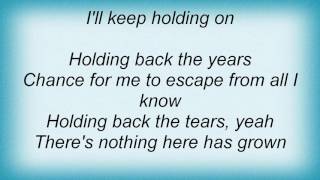 Etta James - Holding Back The Years Lyrics