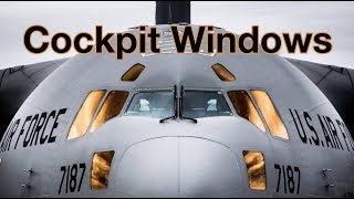 COCKPIT WINDOWS - How to open SLIDING WINDOW and HOW TO DEAL WITH WINDOW CRACKS!